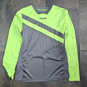 Neon Green and Gray Men's Shirt